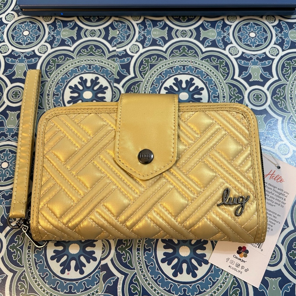 Lug Gold Quilted Women's Wallet